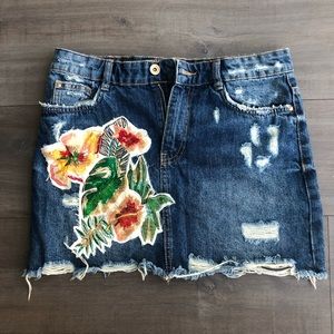 Jean skirt